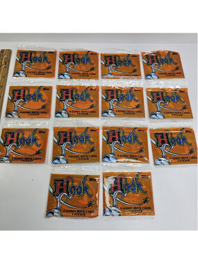 1991 Topps Hook Glossy Movie Cards 14 Sealed Packs. Pirate pirates